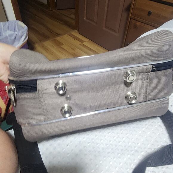 LUCA VERGANI EUC MAKEUP TRAVEL CARRY CASE CROSSBODY BAG - Picture 8 of 10